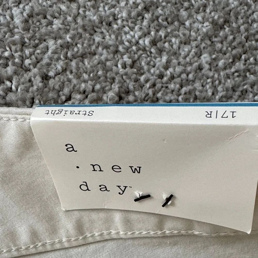 A New Day WOMENs Cream Straight pants size 17R - Picture 4 of 7